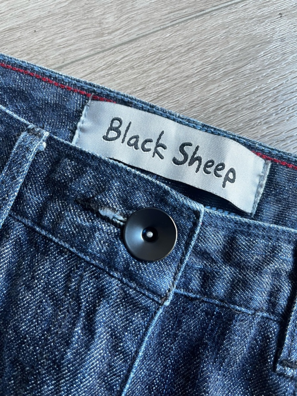 Black Sheep Women's Slim Straight Jeans in Indigo Blue